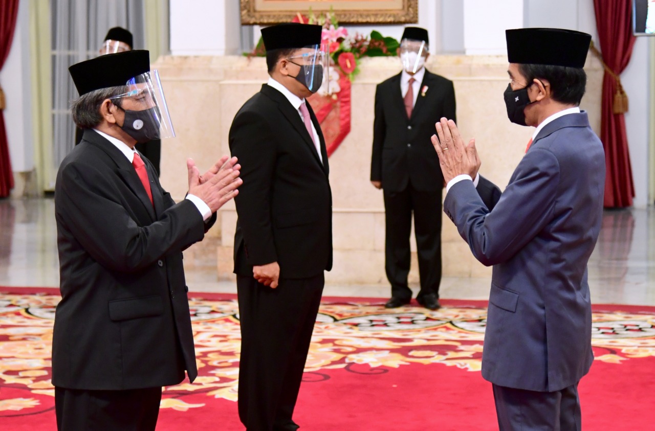 Pelantikan Hartono sebagai Kepala Badan Restorasi Gambut dan Mangrove